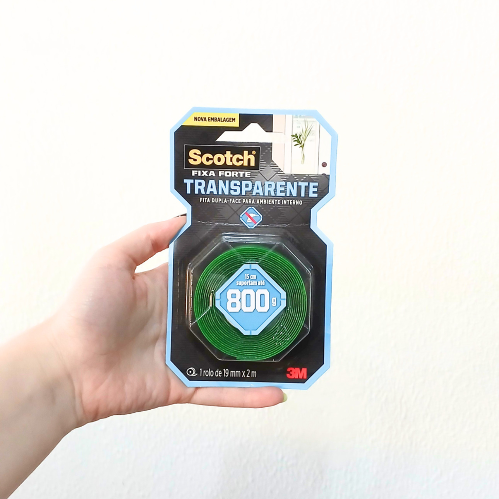 Fita Adesiva Dupla Face 19mm x 2m 800g 3M - #3
