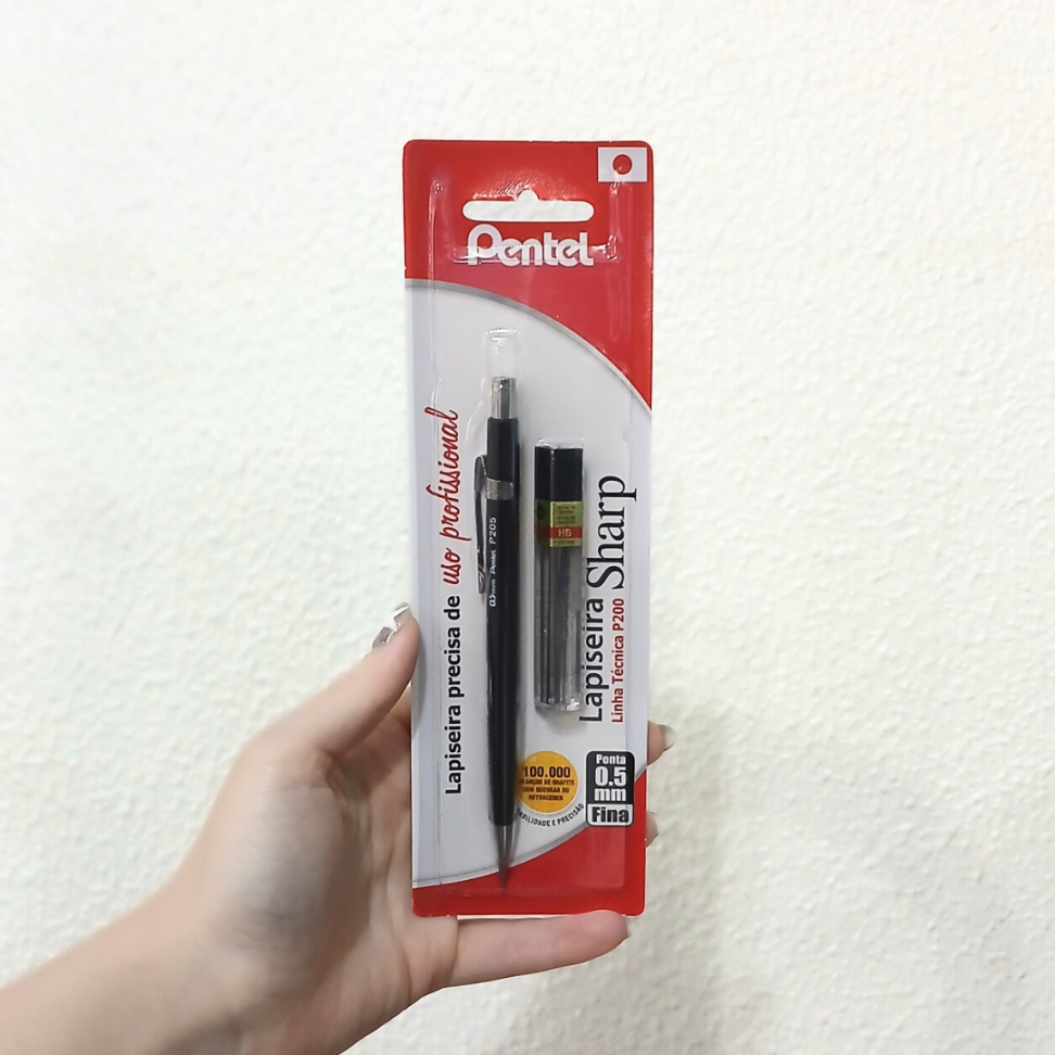 Lapiseira Sharp Técnica P200 0.5 + Grafite Pentel - #3