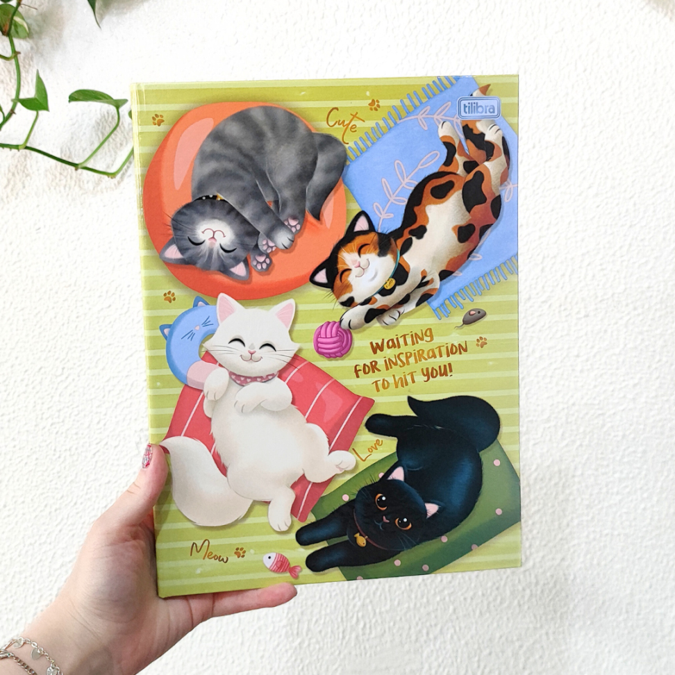 Caderno Brochura Purrfect Cats Tilibra - #1