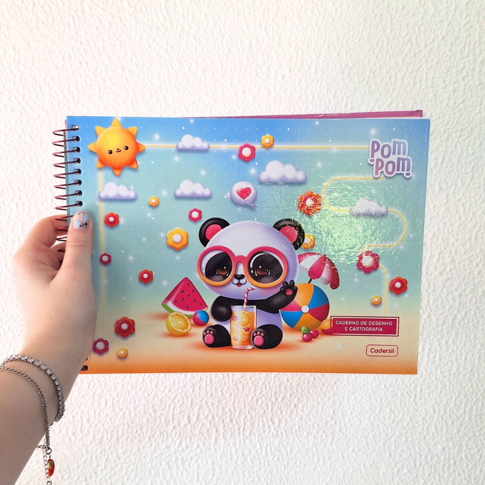 Caderno de Cartografia e Desenho Pom Pom Cadersil - #6