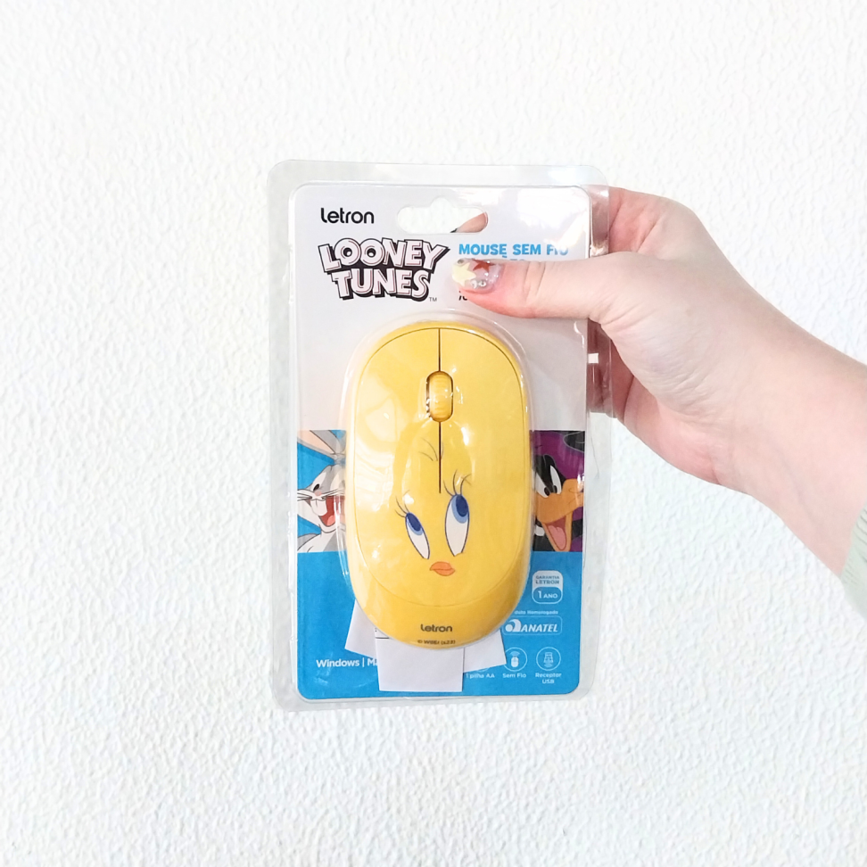 Mouse sem Fio Piu Piu Looney Tunes Letron - #4