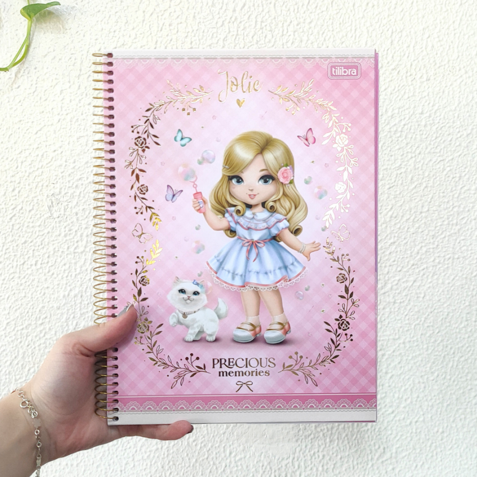 Caderno com Espiral Universitário 1 Matéria Jolie Tilibra - #1