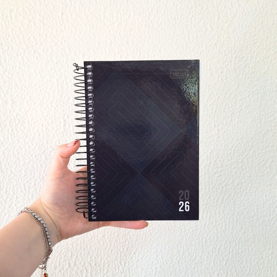 Agenda Executiva Espiral Diária Pequena Zip 2026 Tilibra - #10