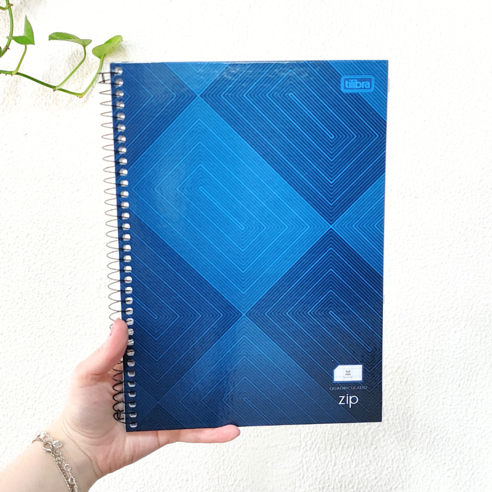 Caderno Quadriculado 5mm x 5mm Zip B Tilibra - #1