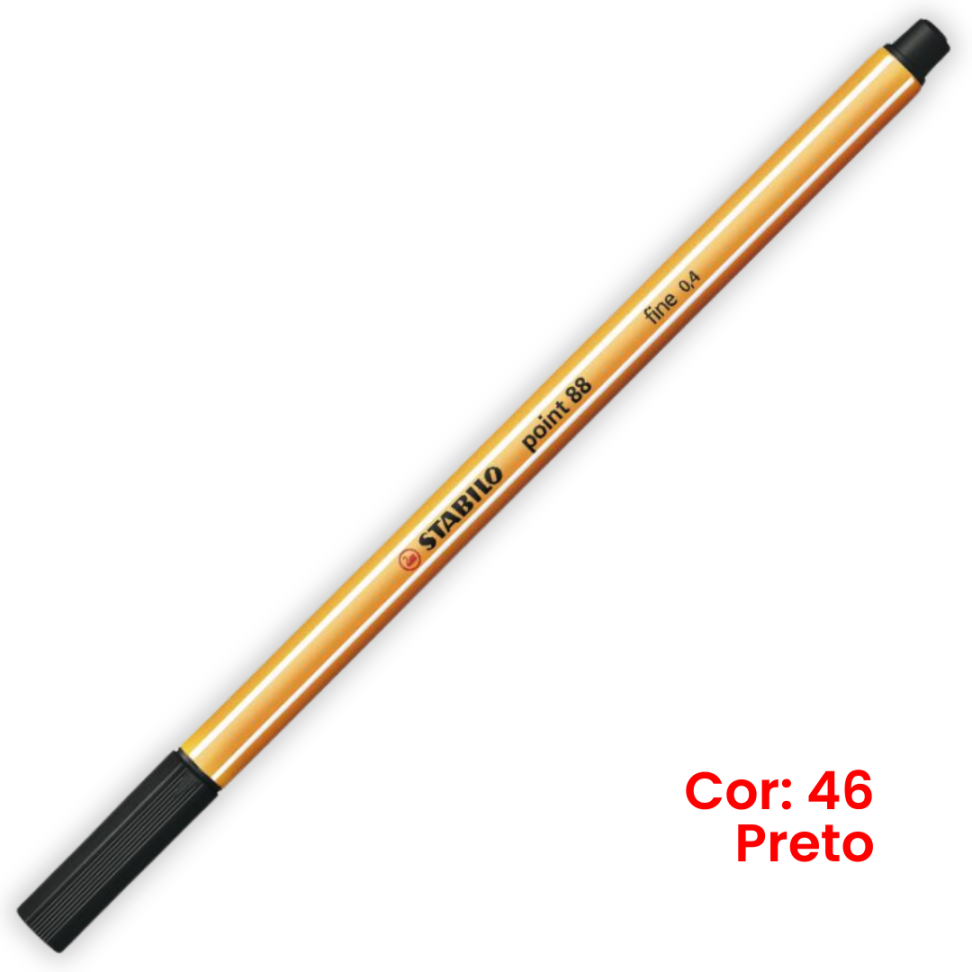 Caneta Hidrográfica Point 88 0.4 Stabilo - #19