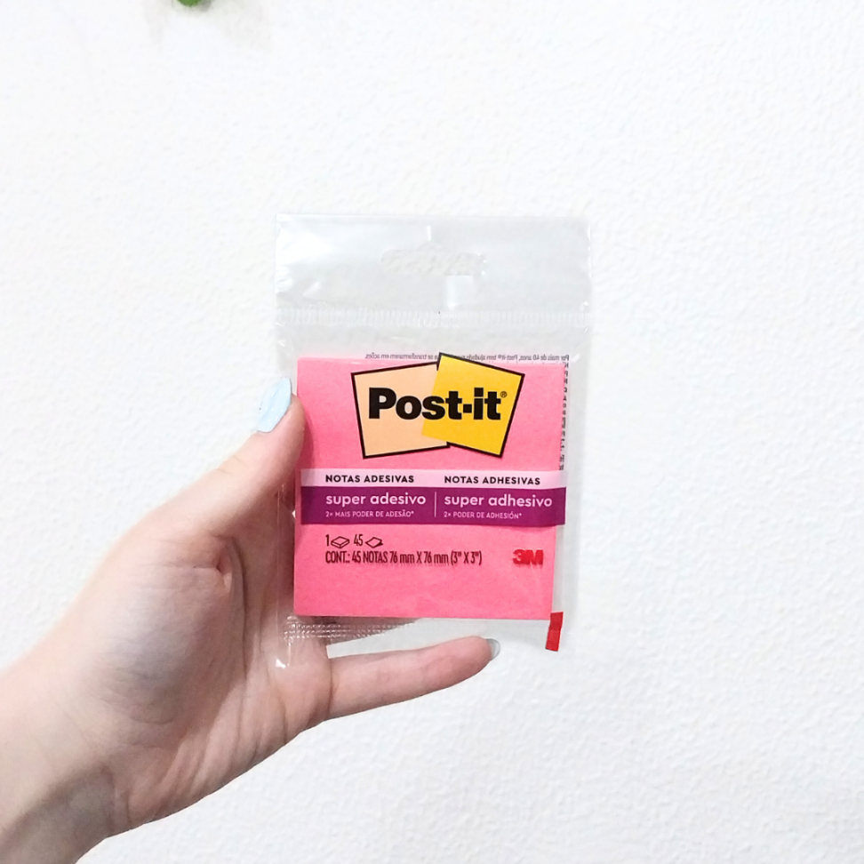 Notas Autoadesivas Post-It 76mm x 76mm Neon 3M - #10