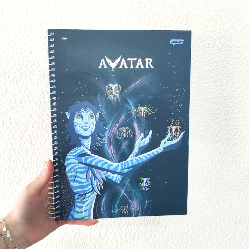 Caderno com Espiral Universitário Avatar 1 Matéria Jandaia - #1