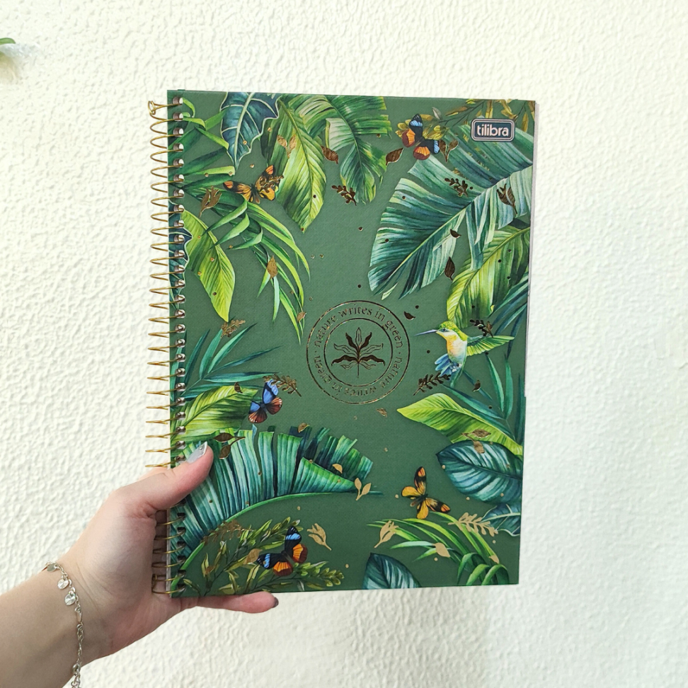 Caderno com Espiral Universitário 1 Matéria Naturalis Tilibra - #1