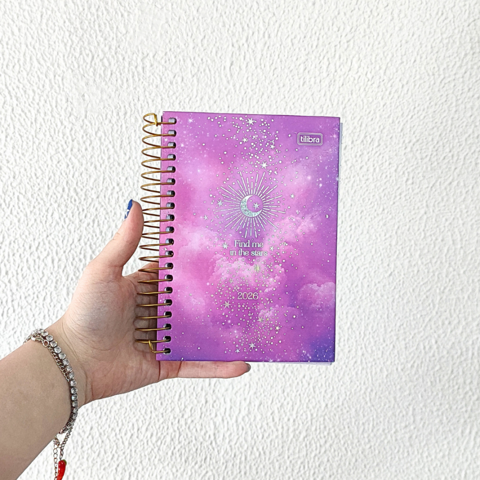 Agenda Espiral Diária Pequena Magic 2026 Tilibra - #10