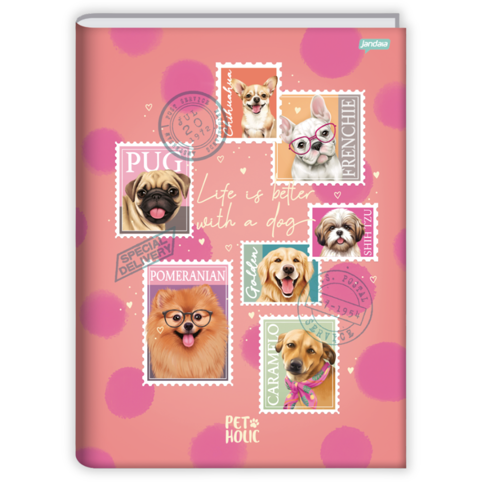 Caderno Brochura Pet Holic Jandaia - #1