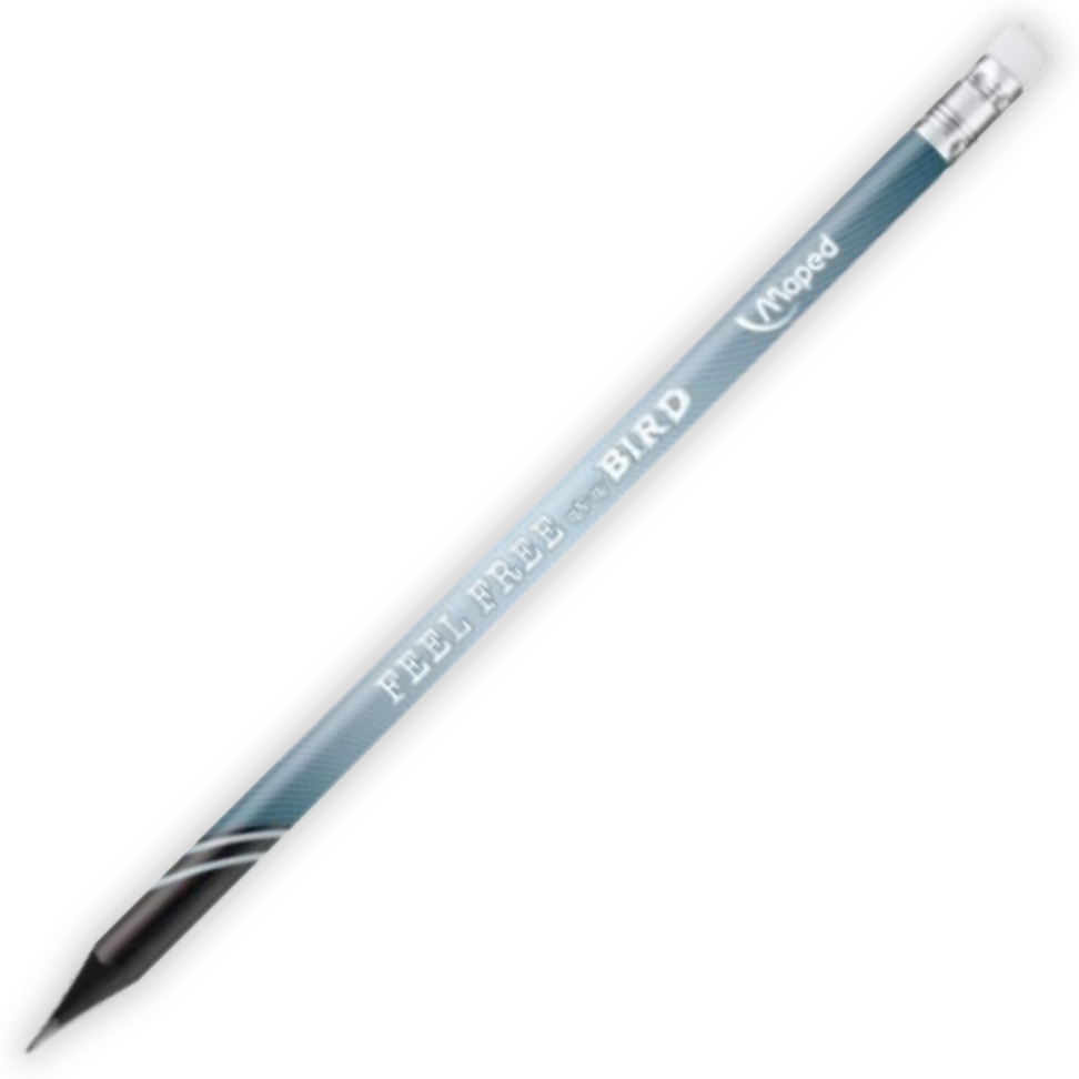 Lápis Grafite de Escrever com Borracha Ponteira Energy Black'Peps Maped - #4