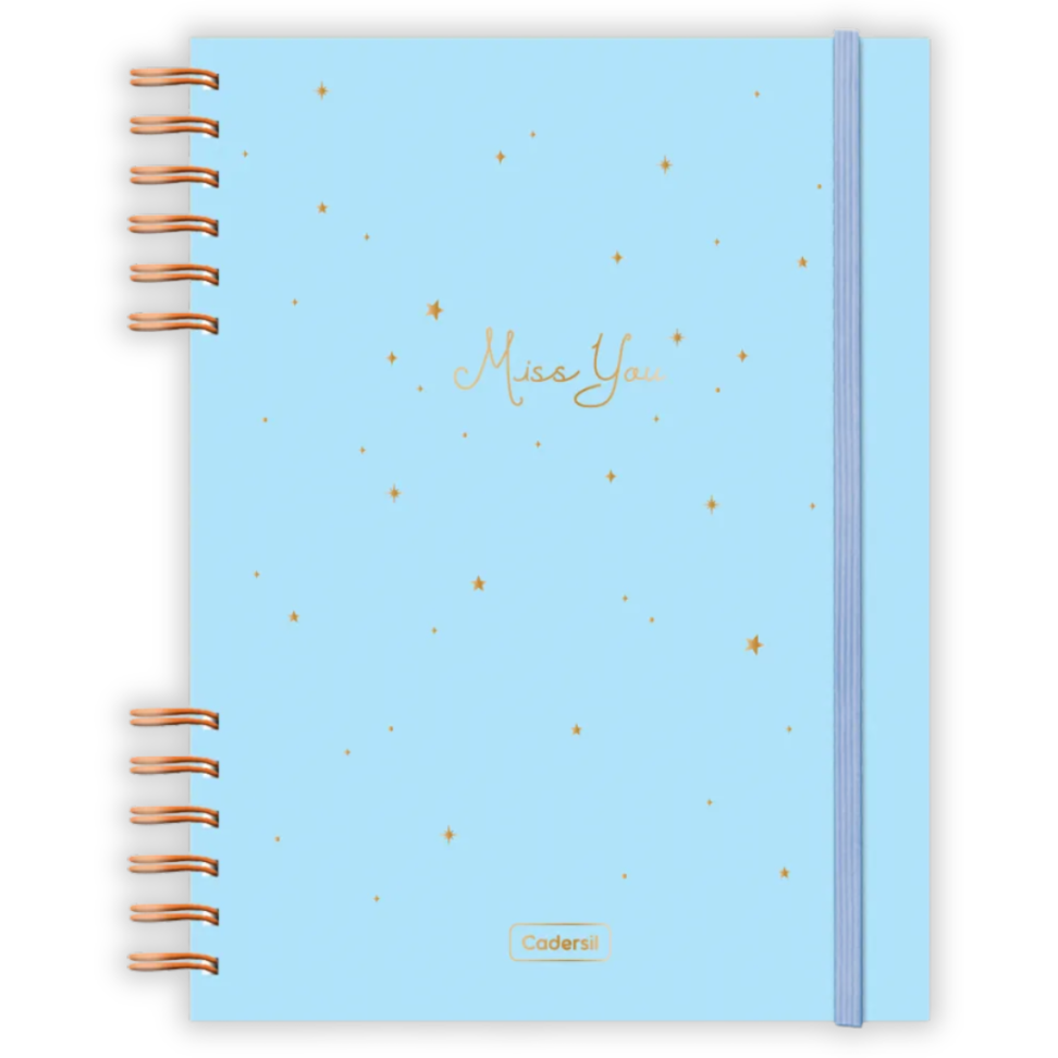 Caderno Criativo com Espiral Colegial Miss You Cadersil - #4
