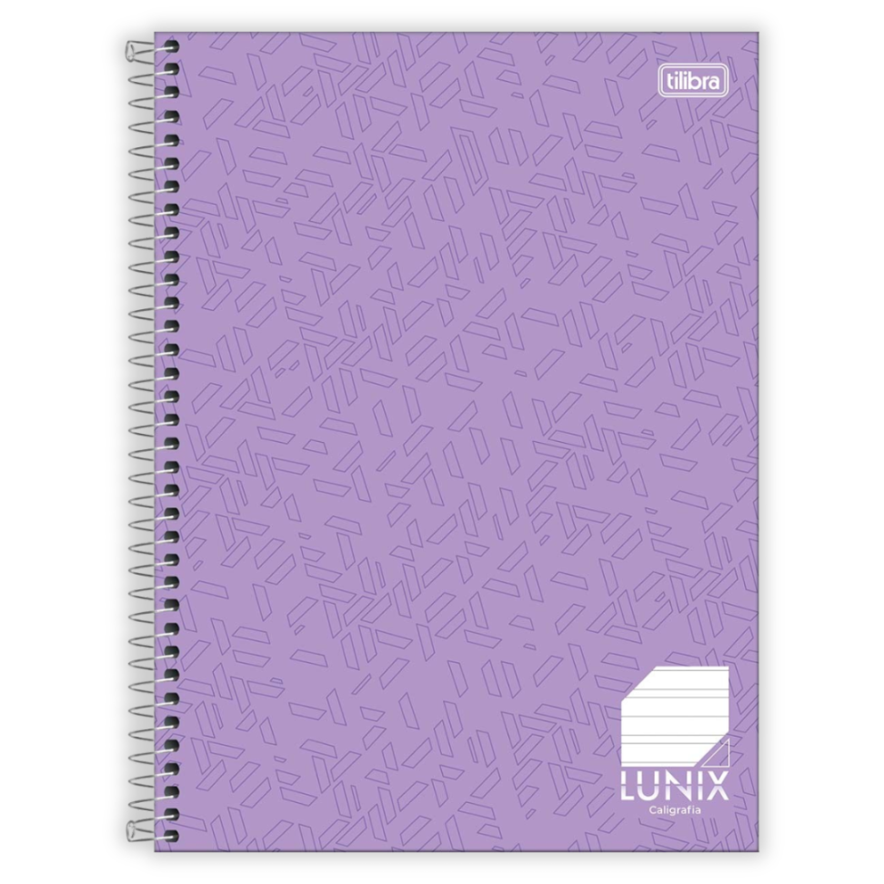 Caderno com Espiral Caligrafia Lunix Tilibra - #5