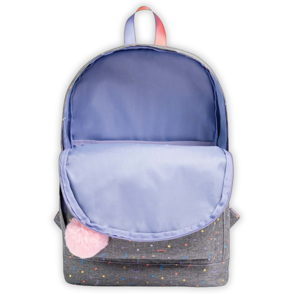 Mochila de Costas Dots Cinza Académie Tilibra - #3