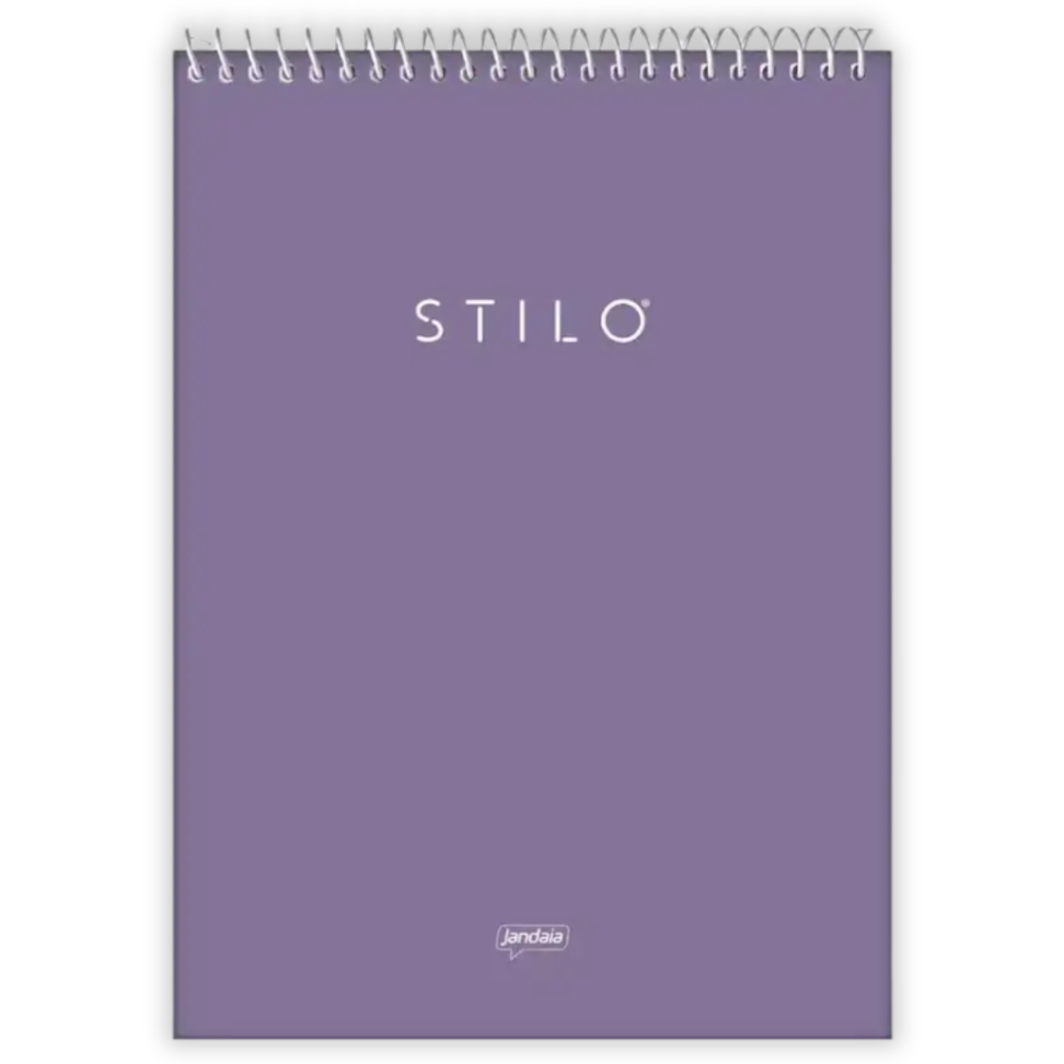 Caderno com Espiral Vertical Stilo Jandaia - #4