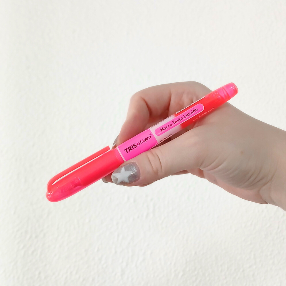 Marca Texto Liqeo Slim Rosa Neon Tris - #2