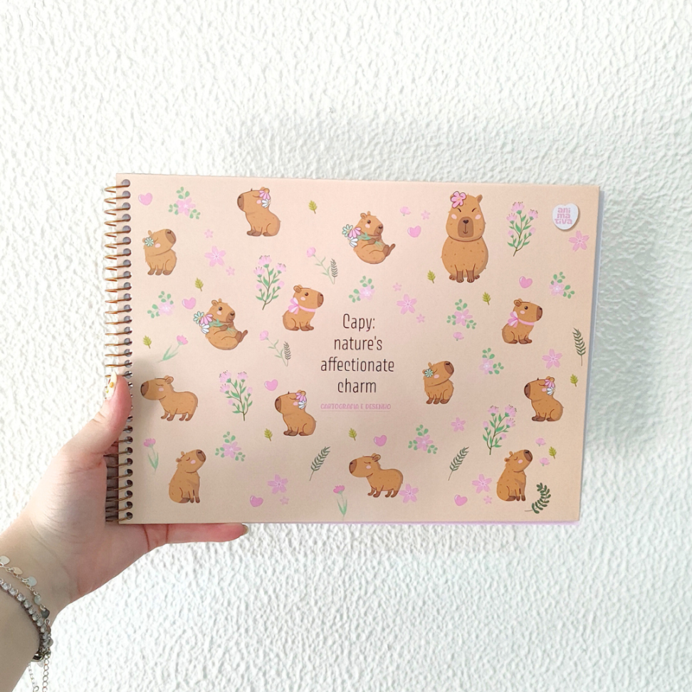 Caderno de Cartografia e Desenho Capycuties Animativa - #1