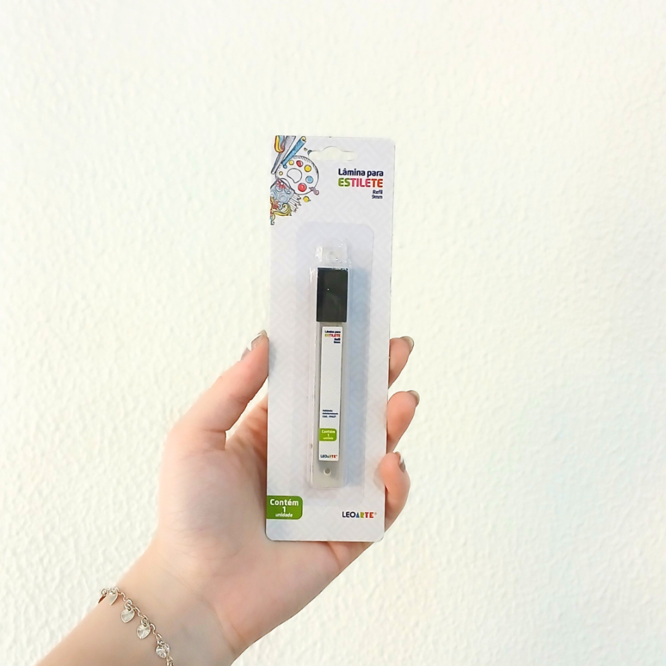 Lâminas para Estilete Estreito Blister LeoArte - #3