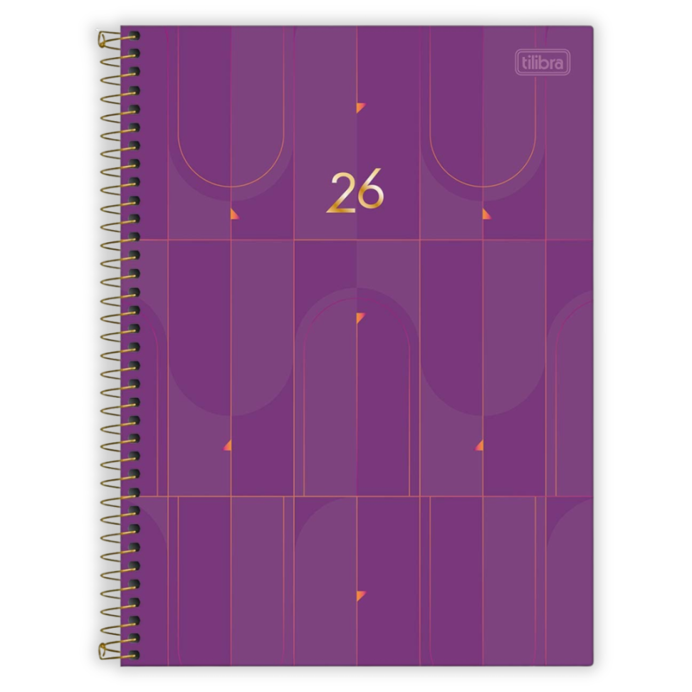Agenda Executiva Espiral Diária Grande Spot Colorida 2026 Tilibra - #2