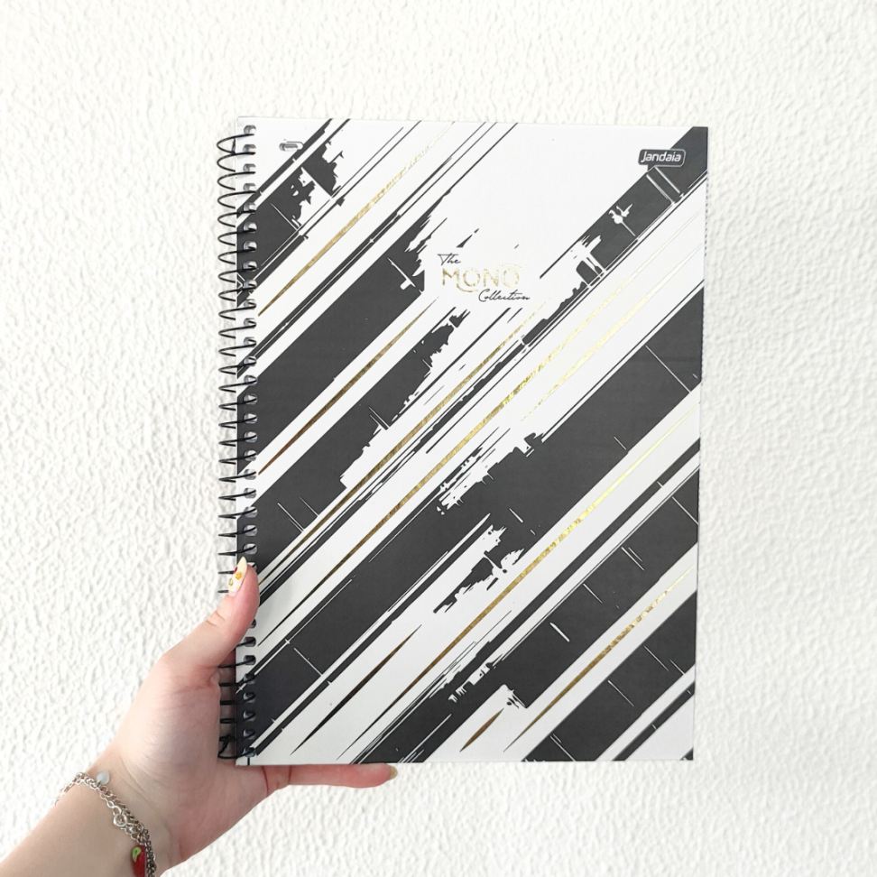 Caderno com Espiral Universitário The Mono Collection 1 Matéria Jandaia - #1