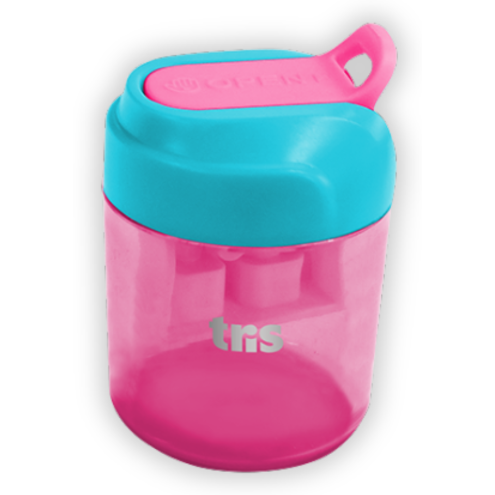 Apontador Duplo com Depósito Squeeze Tris - #3