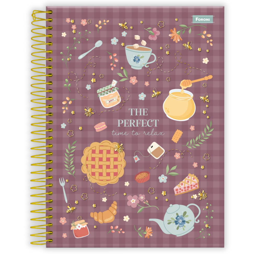 Caderno com Espiral Colegial Milly 10 Matérias Foroni - #3