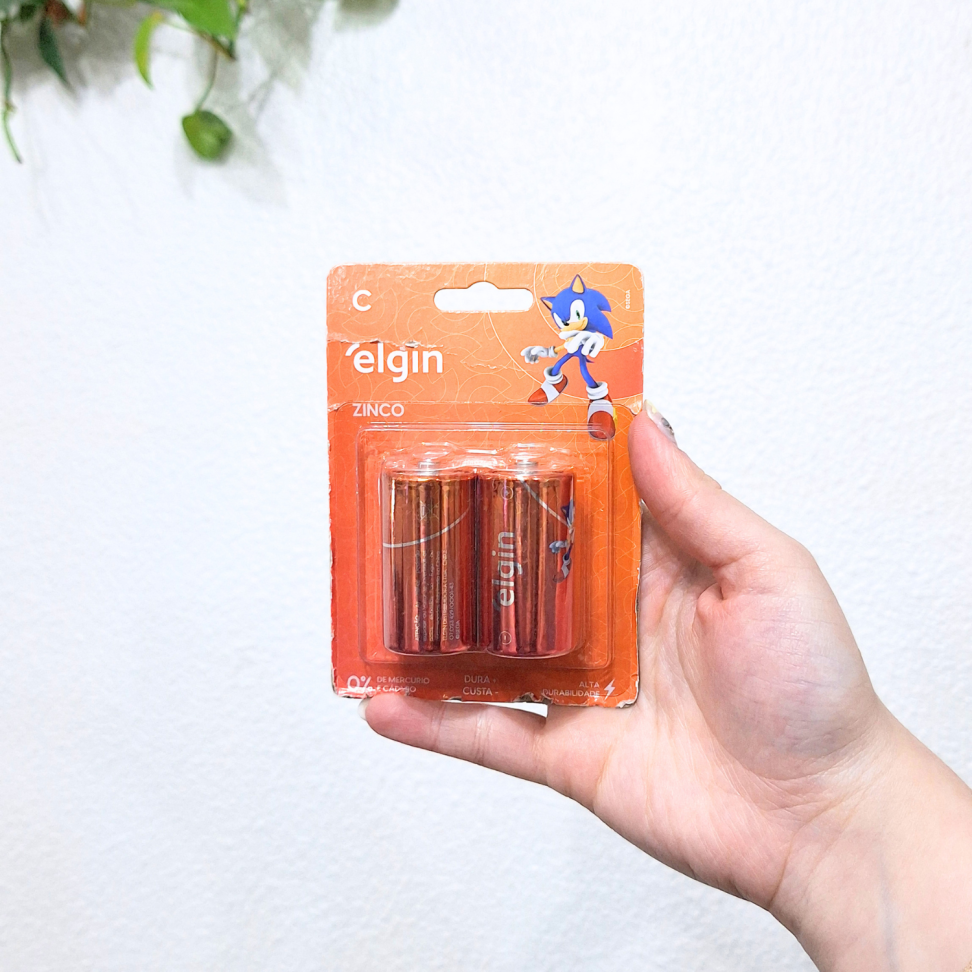Pilhas de Zinco C 2 Unidades Sonic Elgin