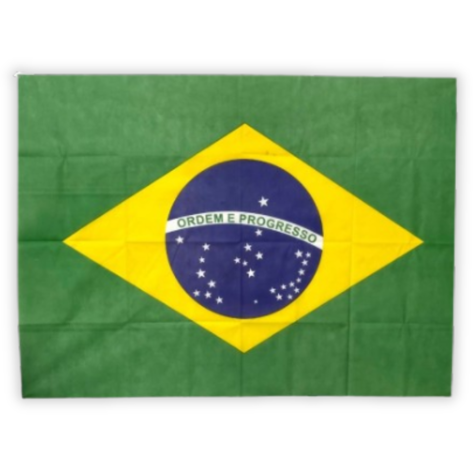 TNT Bandeira do Brasil 1.4m x 60cm 3 Unidades - #2