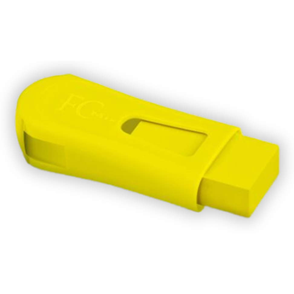 Apontador com Depósito e Borracha Neon Faber-Castell - #2