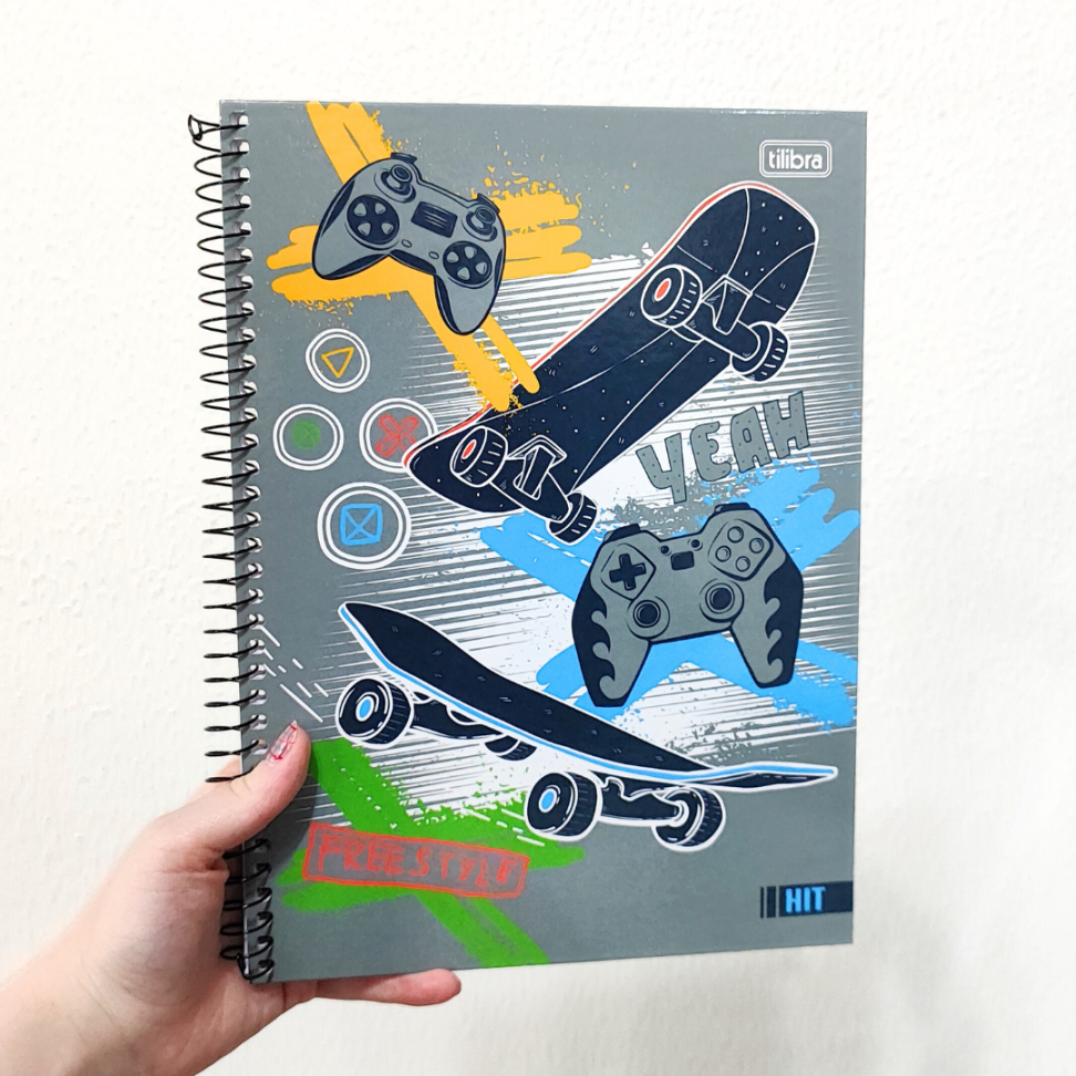 Caderno com Espiral Universitário 1 Matéria Hit Tilibra - #1