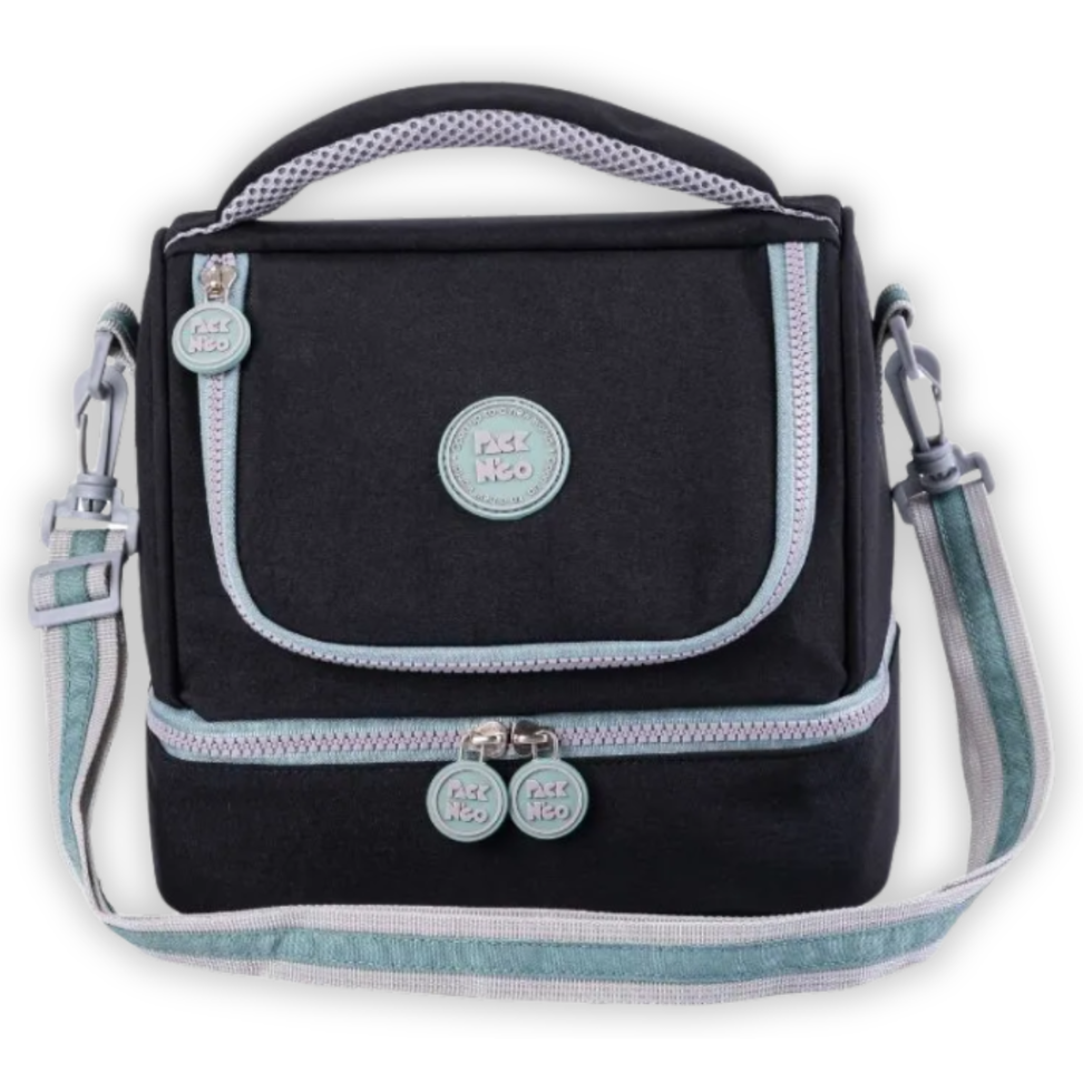 Lancheira Térmica Soft Crinkle Preto Packn'Go - #1