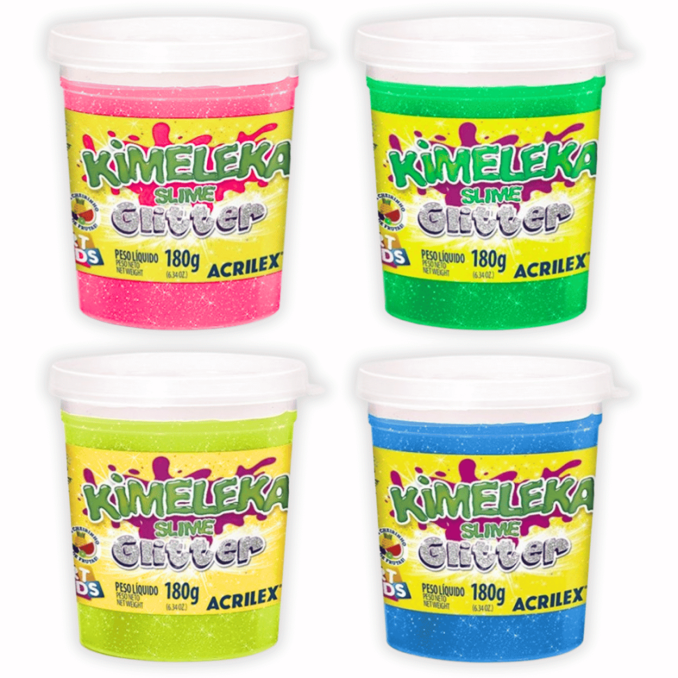 Slime Kimeleka Glitter Art Kids 180g Acrilex