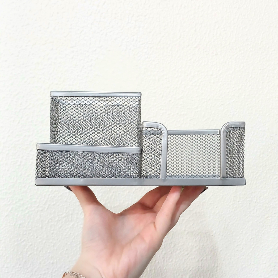 Porta Objetos Aramado Prata OR5122 BRW - #2