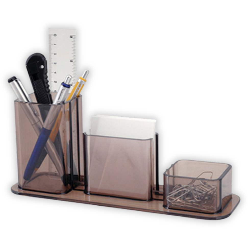 Porta Canetas Acrílico Triplo Menno - #3