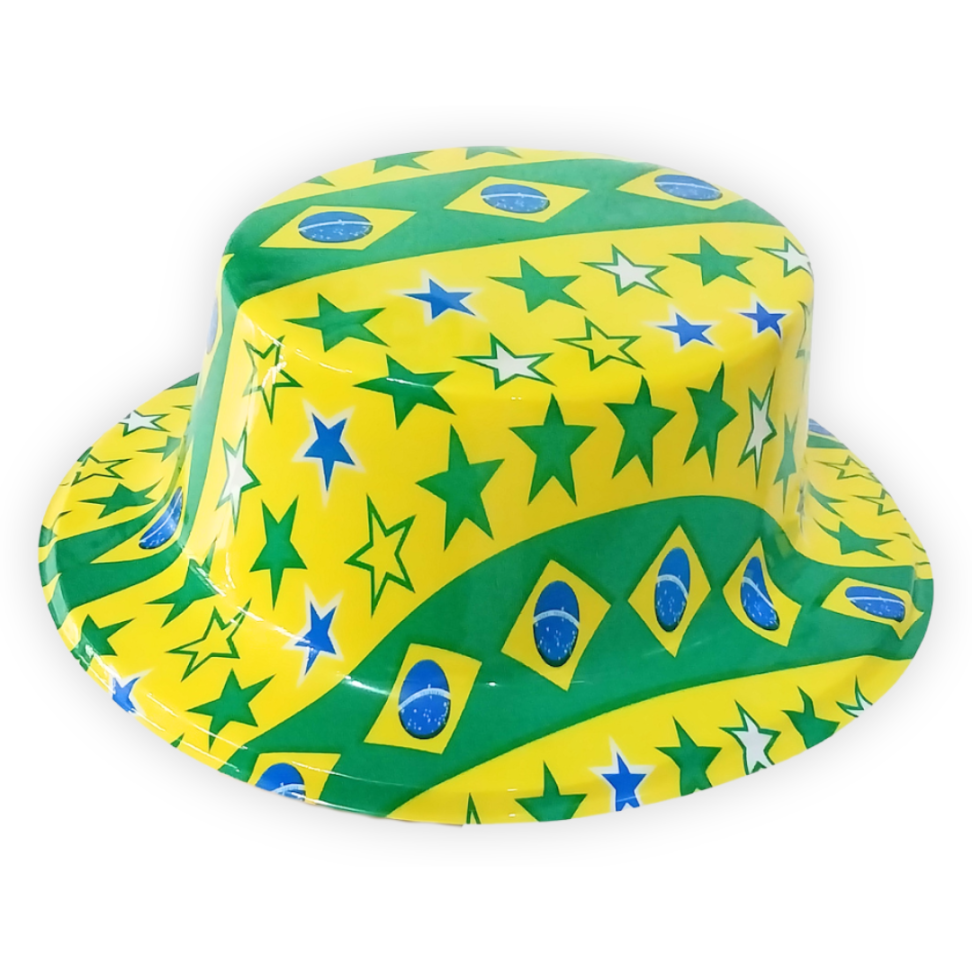Chapéu de Plástico Brasil Nyr Festas