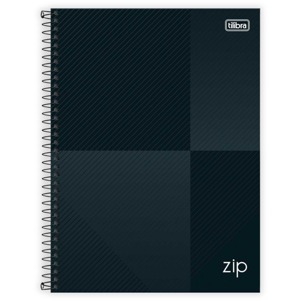 Caderno com Espiral Universitário 1 Matéria Zip B Tilibra