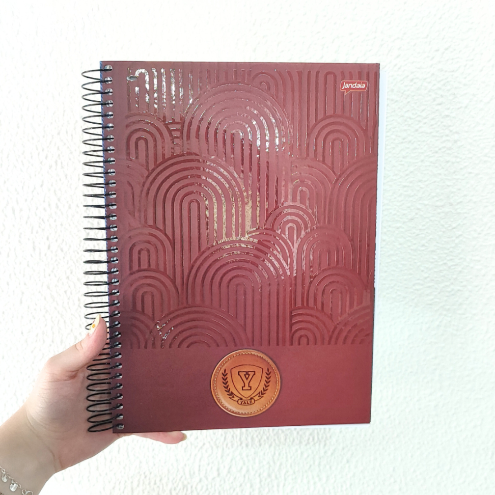 Caderno com Espiral Universitário Yale 10 Matérias Jandaia - #9