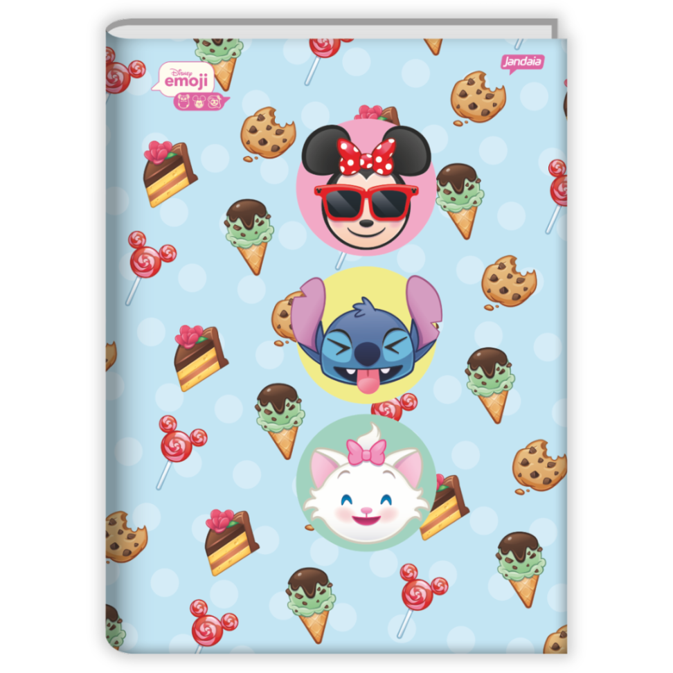 Caderno Brochura Disney Emoji Jandaia - #1