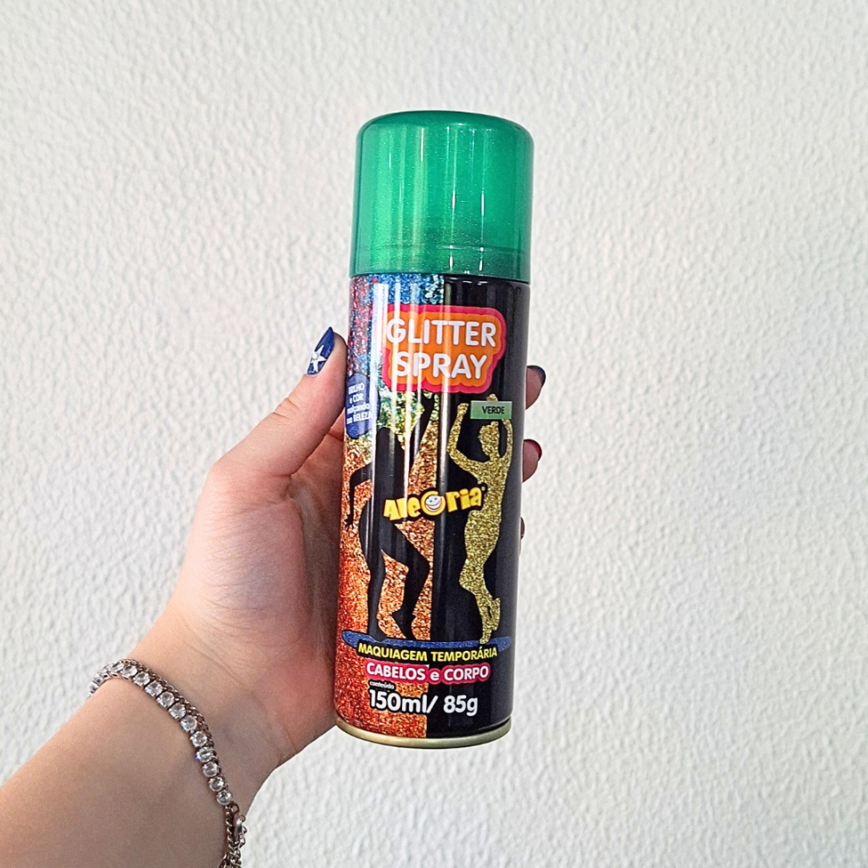 Spray de Cabelo Glitter 150ml Alegria - #7