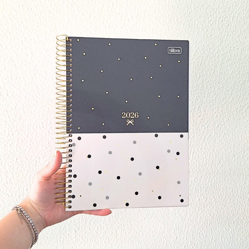 Agenda Espiral Diária Grande West Village 2026 Tilibra - #1