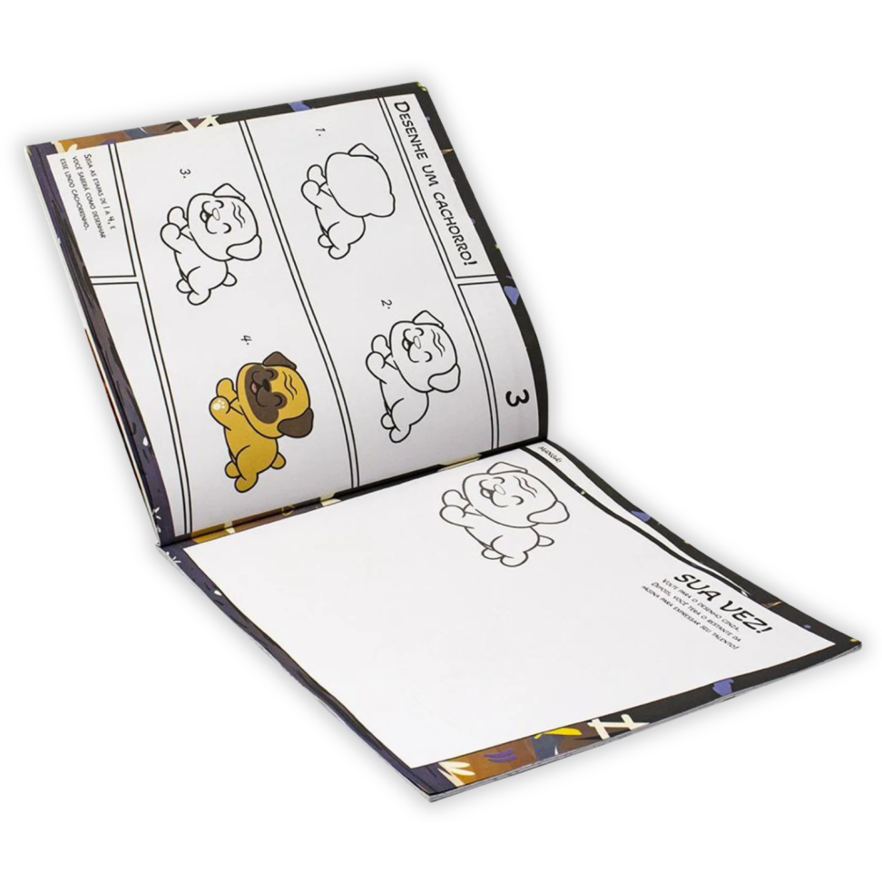 Livro Crie e Cole o Seu Mangá! Cãezinhos Todolivro - #1