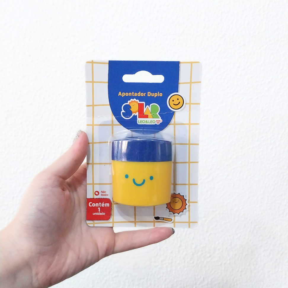 Apontador Duplo com Depósito Solar Leo e Leo