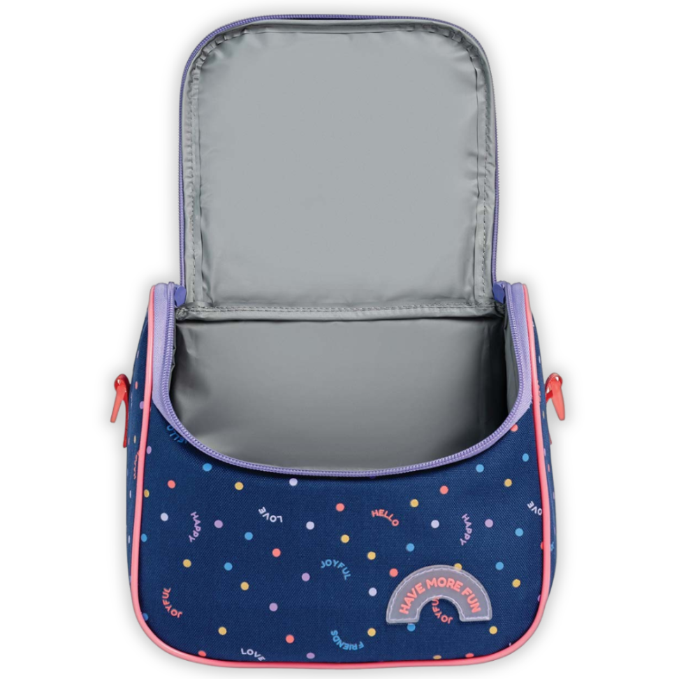 Lancheira Térmica Dots Azul Académie Tilibra - #3