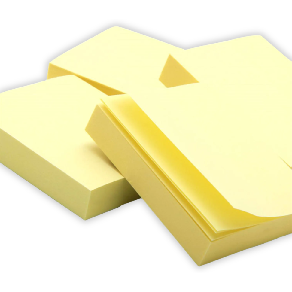 Bloco Smart Notes 38mm x 51mm Amarelo Pastel 400 Folhas BRW