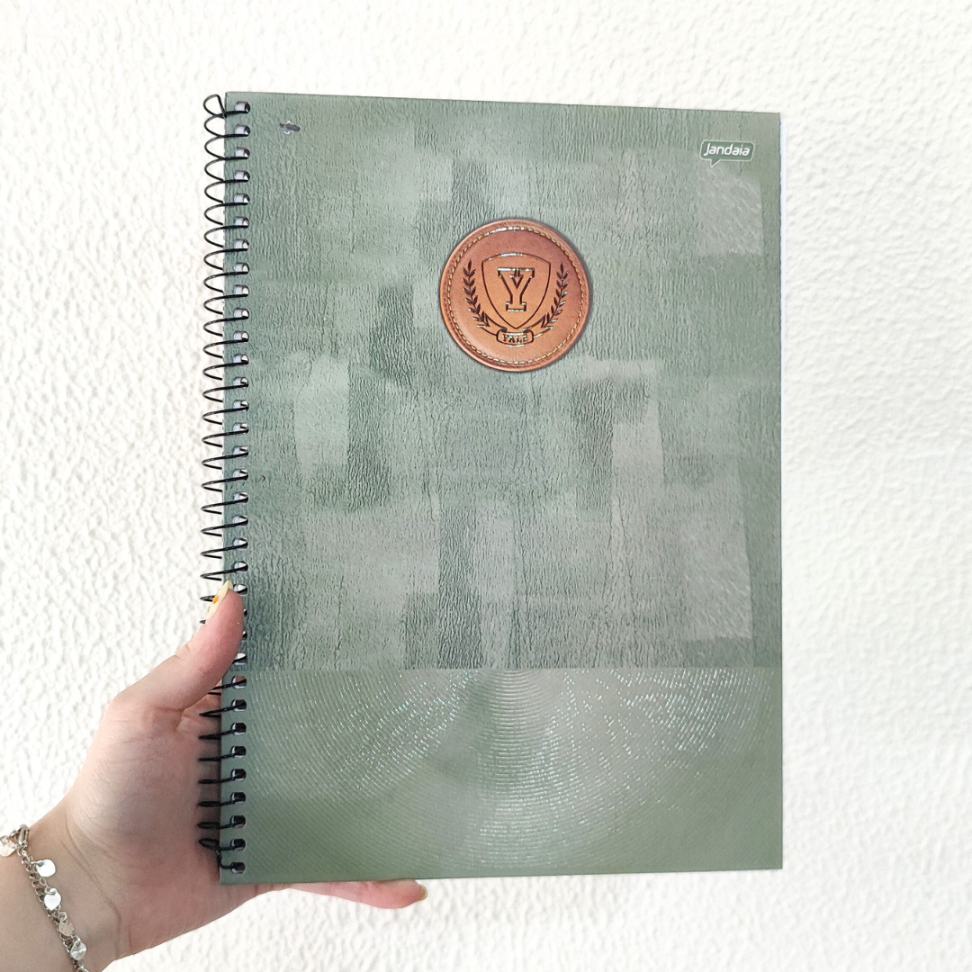 Caderno com Espiral Universitário Yale 1 Matéria Jandaia - #1