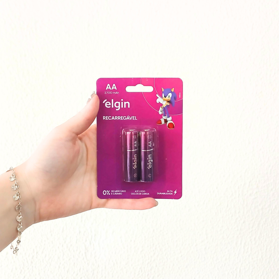 Pilhas Recarregáveis AA 2700 mAh 2 Unidades Elgin - #3