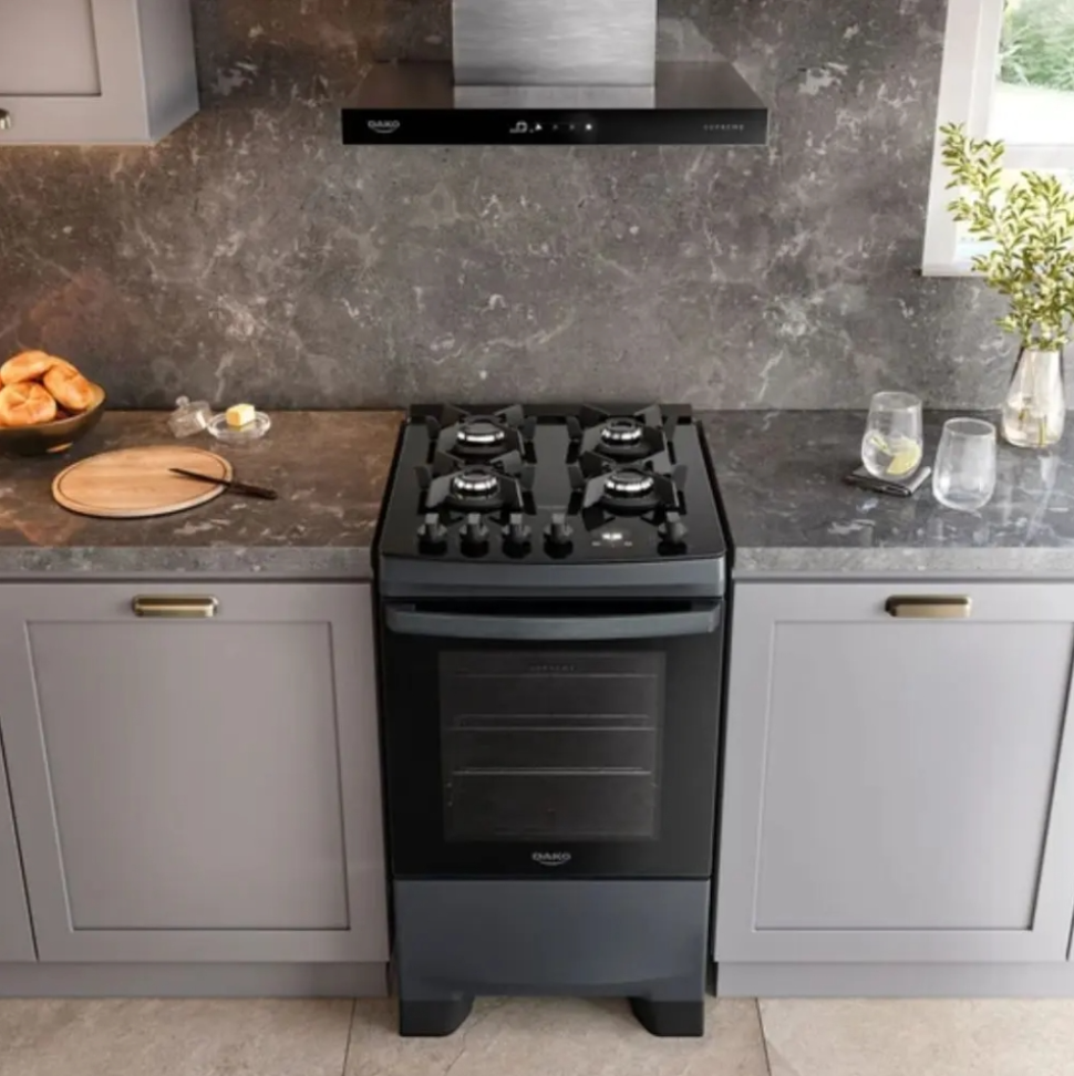 Fogão Dako 4 Bocas Supreme Timer Glass - DAKO LBRANCA - #7