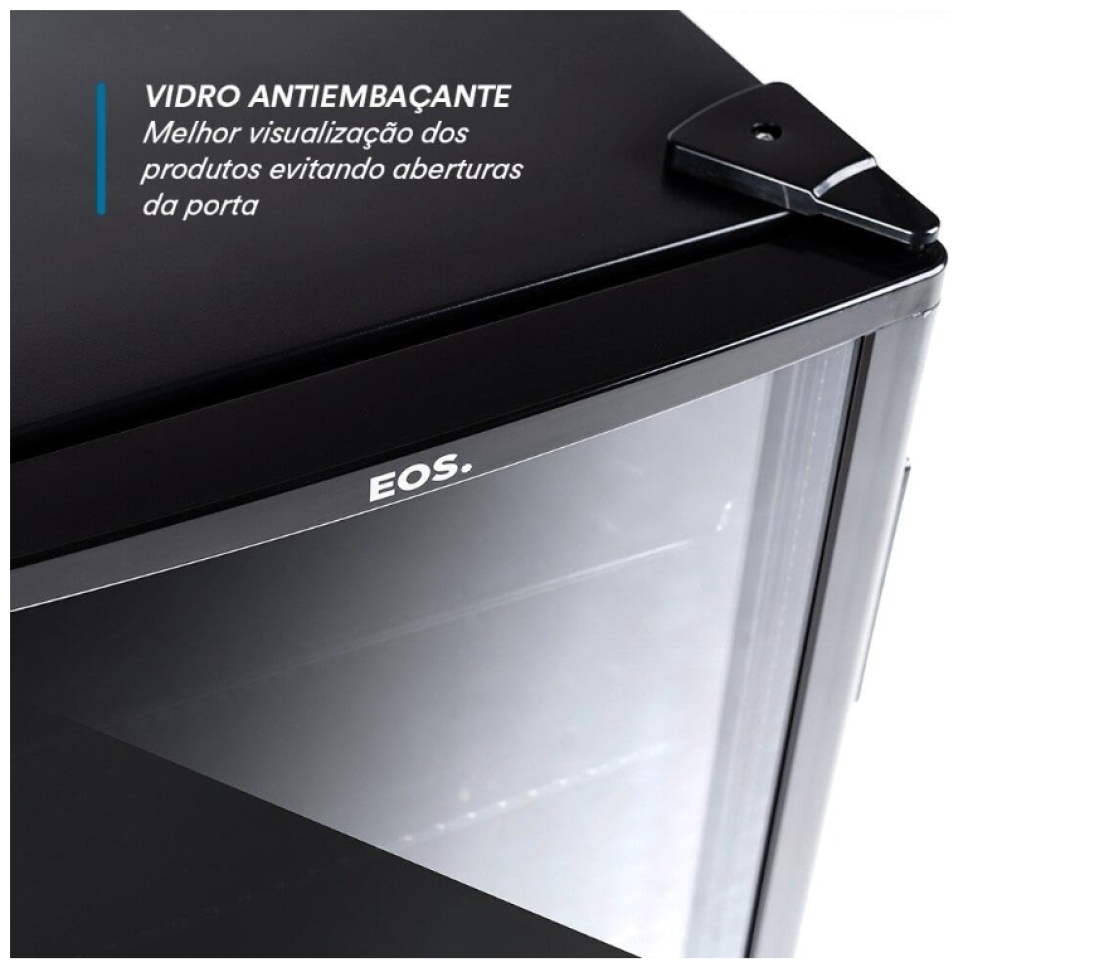 Refrigerador Expositor Vertical EOS 80 Litros Eco Gelo All Black EEV90P - #1