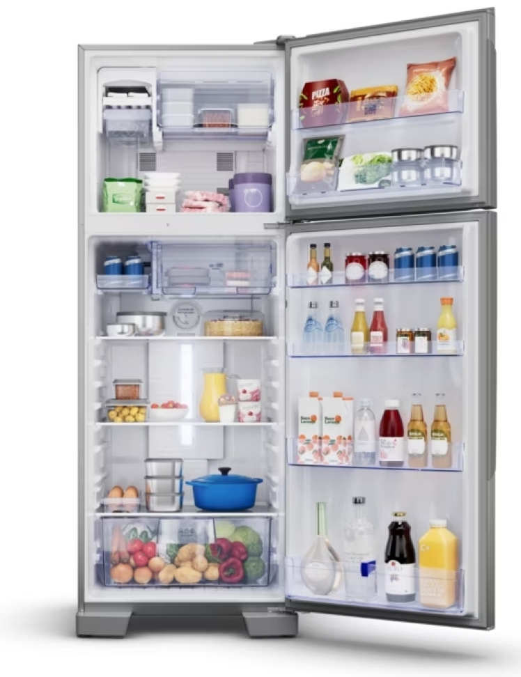 Geladeira Panasonc BT71 Aço escovado Duplex Frost Free 483 L Inverter A+++ - #1