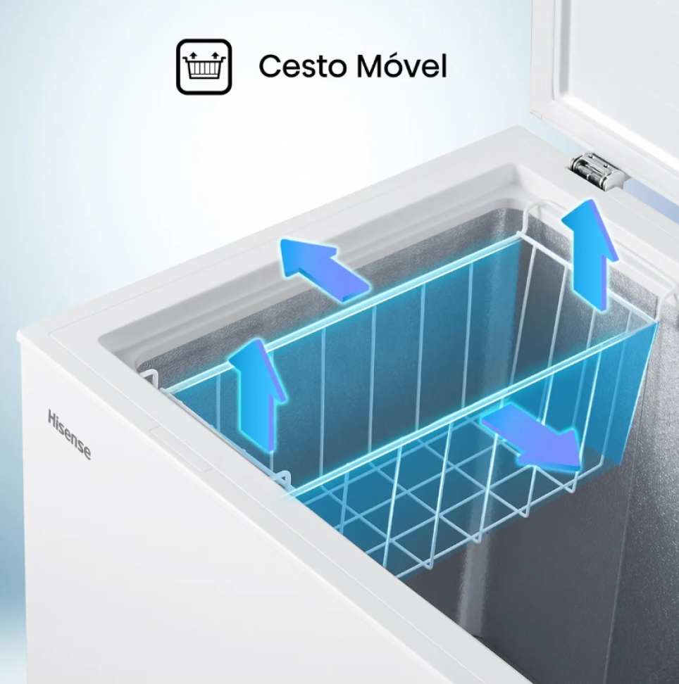 Freezer Horizontal Hisense 142l Branco - #1
